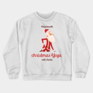 Christmas Yoga Crewneck Sweatshirt